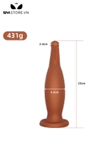SMT5210 - Plug sex ngụy trang chai rượu silicon có nắp 18 25 và 28cm