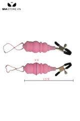 SMT5242 - Kẹp ngực có rung thiết kế đơn giản dài 12cm có nút chỉnh