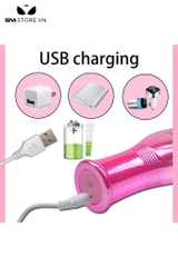 SMT5251 - Lưỡi rung mini có 10 chế độ và sạc điện USB dài 142mm