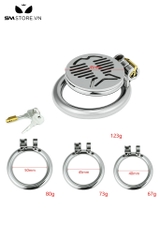 SMT5258 - Khóa dương vật mặt dẹt thiết kế hình xương cá dài 45mm