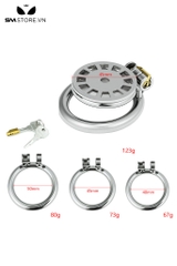 SMT5262 - Khóa dương vật inox dạng nan bánh xe có độ thông thoáng