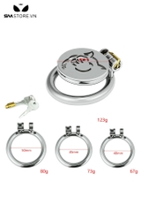 SMT5268 - Khóa dương vật mặt dẹt thiết kế hình con lợn dài 45mm