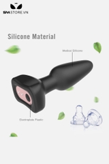 SMT5277 - Máy rung hậu môn thiết kế giọt nước điều khiển từ xa dài 133mm