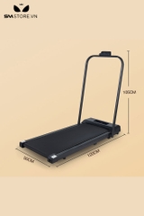 SMT5283 - Máy tăng thể lực BDSM treadmill điều khiển từ xa có bảng Led