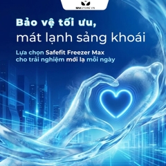SMT5293 - Bao cao su Safefit Freezer Max làm mát kéo dài thời gian