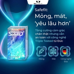 SMT5293 - Bao cao su Safefit Freezer Max làm mát kéo dài thời gian