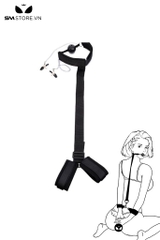 SMT634 - Kẹp núm vú & ballgag liền còng tay cố định tư thế