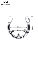 SMT652 - Phụ kiện khóa dương vật inox dài 45cm đường kính 36cm