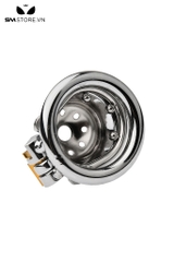 SMG049 - Phụ kiện khóa dương vật inox với thiết kế đầu tròn