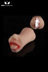 SMT983 - Âm đạo giả cho nam và miệng 2 đầu silicon dài 21cm