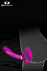 SMT986 - Dương vật giả 2 đầu silicon với 12 chế độ rung mạnh mẽ