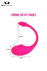 SMT212 - Trứng rung điều khiển từ xa thiết kế đầu hình dương vật