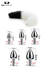 SMT042 - butt plug cosplay đuôi cáo với phích cắm mông hình thoi