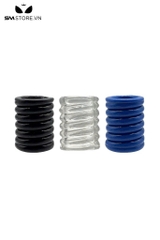 SMT2611 - Vòng đeo gốc dương vật silicon nhiều tầng dài 47mm