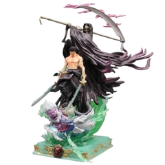 Mô Hình OnePiece Zoro thần chết - Cao 23cm - rộng 10cm - nặng 1kg1 - Phụ kiện : 2 đầu + 2 Kiếm + 1 Liềm - Figure OnePiece