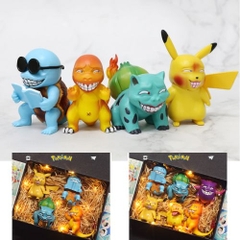 Mô Hình đồ chơi - Bulbasaur bựa siêu dễ thương - Pokemon - Bộ Pokemon - Có Hộp Màu