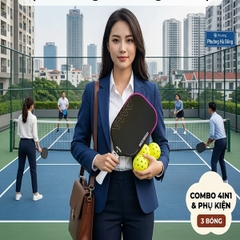 Vợt pickleball cho nữ tay yếu, nữ tập chơi, cho người mới chơi, vợt pickleball ama sport