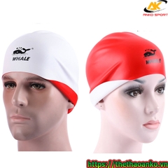 Mũ bơi 3D 2 mặt Whale CAP-1800