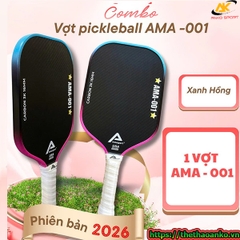 Combo vợt pickleball ama sport 001-2026 - 16mm