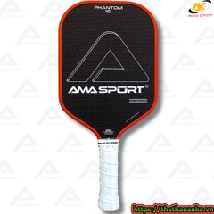 Vợt pickleball AMA SPORT - PHANTOM PA0 15 - 16mm, mặt vợt độ nhám cao tăng ma sát