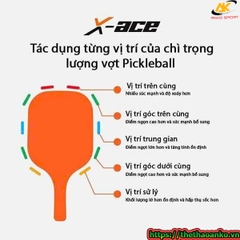 Vợt pickleball TITAN LEAD TAPE chính hãng (Titan thường)