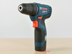 Máy khoan vặn vít dùng pin 12V Bosch GSR 120-LI GEN II (06019G80K5, 1 pin, 1 sạc)