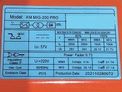 Máy hàn Mig Kenmax KM MIG-200 PRO