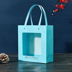 Hộp Quà Tặng Dạng Kéo The Best For You Có Cửa Sổ Trong Suốt 18*18*9