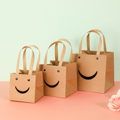 Túi giấy Cao Cấp Hình Mặt Cười Tạo Cảm Xúc Cho Khách Hàng 3 kích thước 10, 12, 15 cm