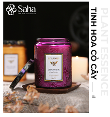 Nến Thơm Tinh Dầu Cao Cấp Organic Không Khói Nhập Khẩu Hương Thơm Tự Nhiên