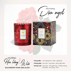 Nến Thơm Trang Trí, Cao Cấp, Tự Nhiên Nhiều Hương Size 200g Thời Gian Cháy 40 Giờ