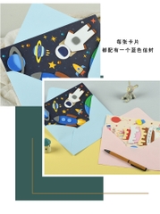 Thiệp Sinh Nhật, Thiệp Kèm Hộp Đựng Quà 2 Lớp DIY Độc Đáo Nhiều Mẫu - PK21