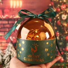 Hộp đựng quà tặng Noel - giáng sinh BOBO Ball 12x12cm có kèm túi thích hợp tặng đối tác, bạn bè, người yêu