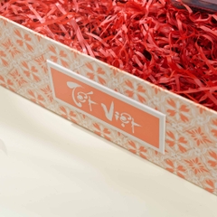 Khay Đựng Quà Tết Sang Trọng Kích Thước 36x27x10cm - Cam