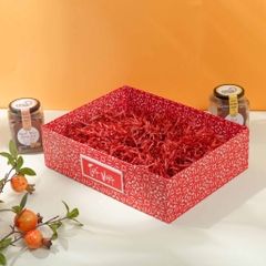 Khay Đựng Quà Tết Sang Trọng Kích Thước 36x27x10cm - Đỏ