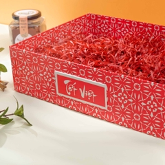 Khay Đựng Quà Tết Sang Trọng Kích Thước 36x27x10cm - Đỏ