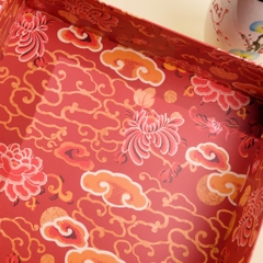 Hộp Quà Tết Đựng Quà Cao Cấp Size 35x37x11cm - Retro