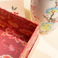 Hộp Quà Tết Đựng Quà Cao Cấp Size 35x37x11cm - Retro