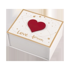 Hộp giấy đựng trang sức Love Forever làm quà tặng 3 màu nhiều size