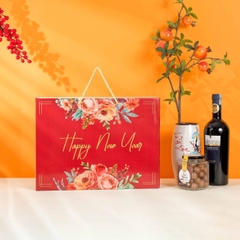 Khay Rút Hở Đựng Qùa Tết Sang Trọng-28*38*10