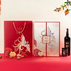 Hộp Đựng Quà Tết SAHA Kèm Túi Size 30*40*10cm