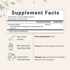 Trans-Resveratrol with Vitamin E Powder