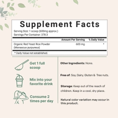 Organic Red Yeast Powder - 8oz