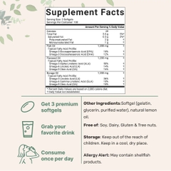 Ultra Omega 3-6-9 Burpless Softgels