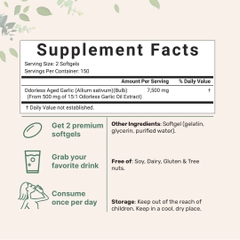 Odorless Garlic Softgels
