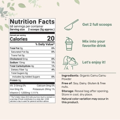 Organic Camu Camu Powder 12 Ounce