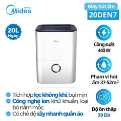Máy hút ẩm và lọc không khí MIDEA 20 lít MDDF-20DEN7-QA3