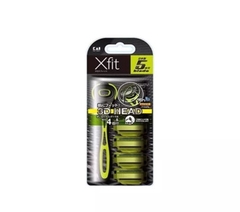 Dao cạo râu cao cấp Nhật Xfit 5 blade màu xanh (hộp dài)