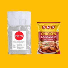 Set nguyên liệu gia vị món Bánh Roti và Gà chicken Masala chuẩn vị Ấn Độ (3-5 phần)