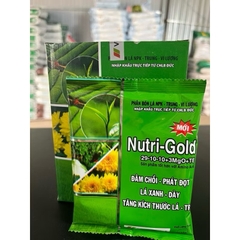 Phân bón Nutri Gold 29-10-10 gói 100gr phát chồi đọt , xanh lá phát triển cây